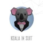 Koala en costume en papercraft 3D