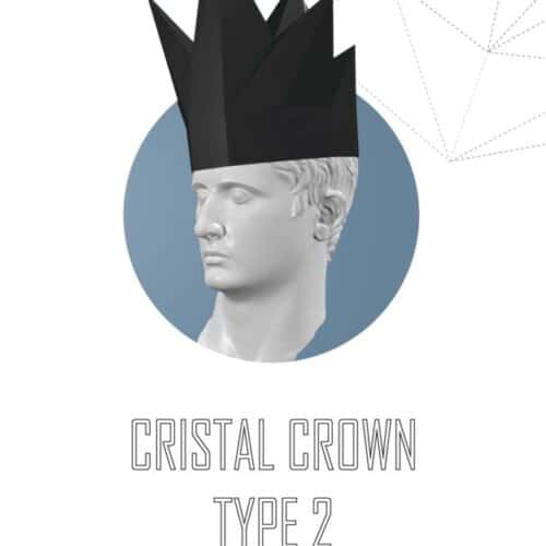 Couronne papercraft 3D Halloween