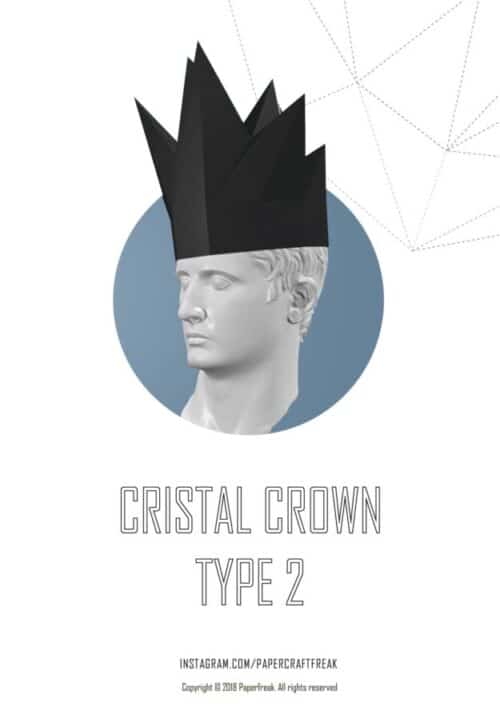 Couronne papercraft 3D Halloween