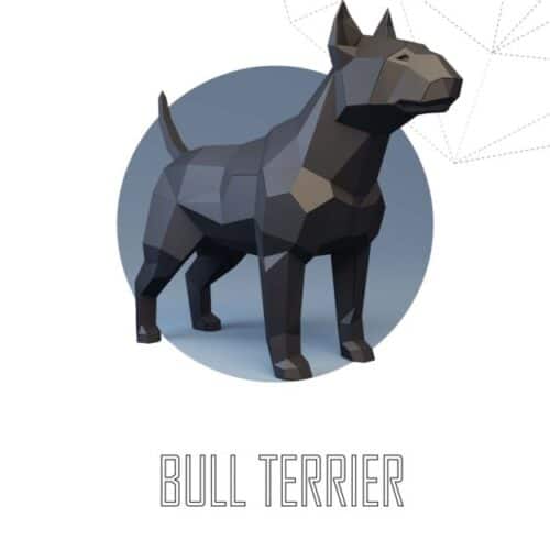 Grand taureau en papercraft 3D