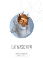 Masque loup papercraft 3D Halloween