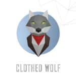 Loup en papercraft 3D