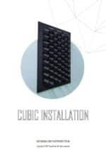 Sculpture cubique en papercraft 3D