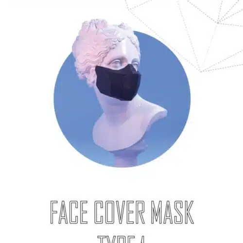 Masque polygonal papercraft 3D Halloween