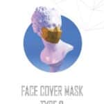 Masque polygonal en papercraft 3D