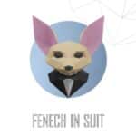 Renard fennec en costume papercraft 3D