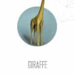 Giraffe en papercraft 3D