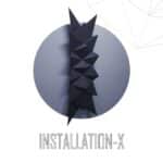 Sculpture en papier Spikes 3D
