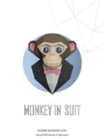 Singe en papercraft 3D