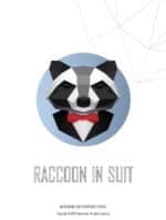 Raton laveur en costume papercraft 3D