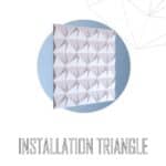 Papercraft mural géométrique 3D