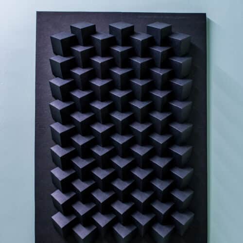 Sculpture cubique en papercraft 3D