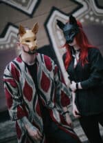 Masque chat en papercraft 3D