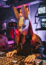 Masque lapin 3D en papercraft