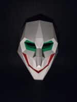 Masque clown en papercraft 3D