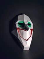 Masque clown en papercraft 3D