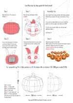 Papercraft 3D citrouille Halloween