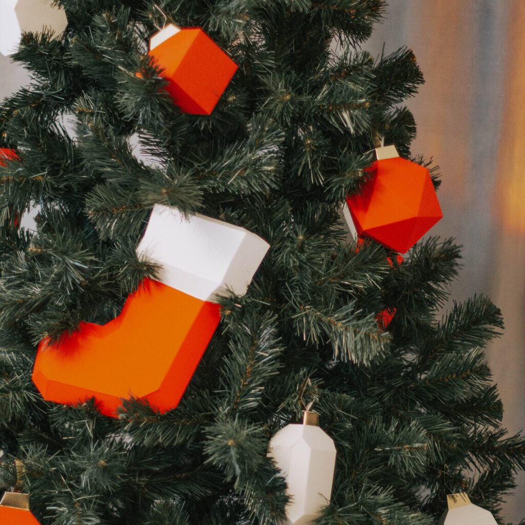 Sapin de Noël en papercraft 3D