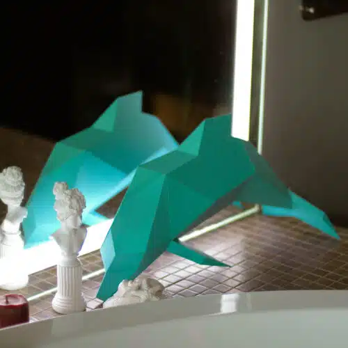 Dauphin en papercraft 3D