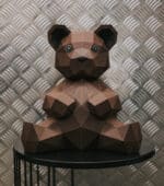 Papercraft d'ours en origami 3D Papercraft d'ours en origami 3D