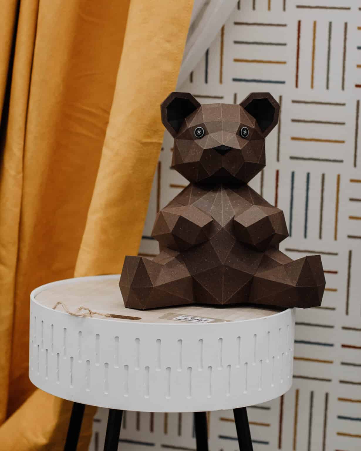 Papercraft d'ours en origami 3D Papercraft d'ours en origami 3D