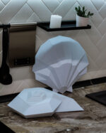 Papercraft de conchas em origami 3D Papercraft de conchas em origami 3D