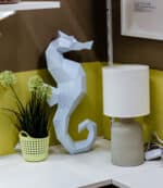 Hippocampe en papercraft 3D