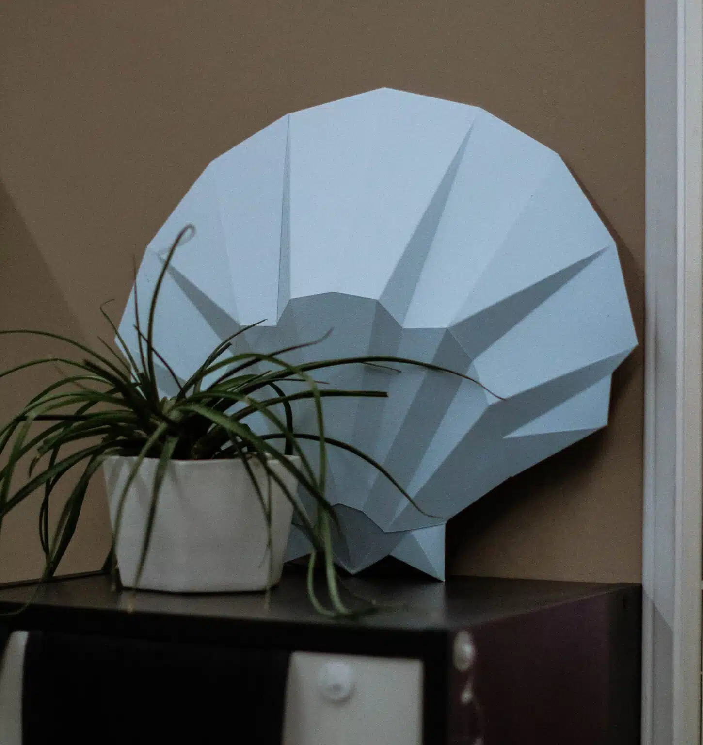 Papercraft de concha SHELL#1 en origami 3D