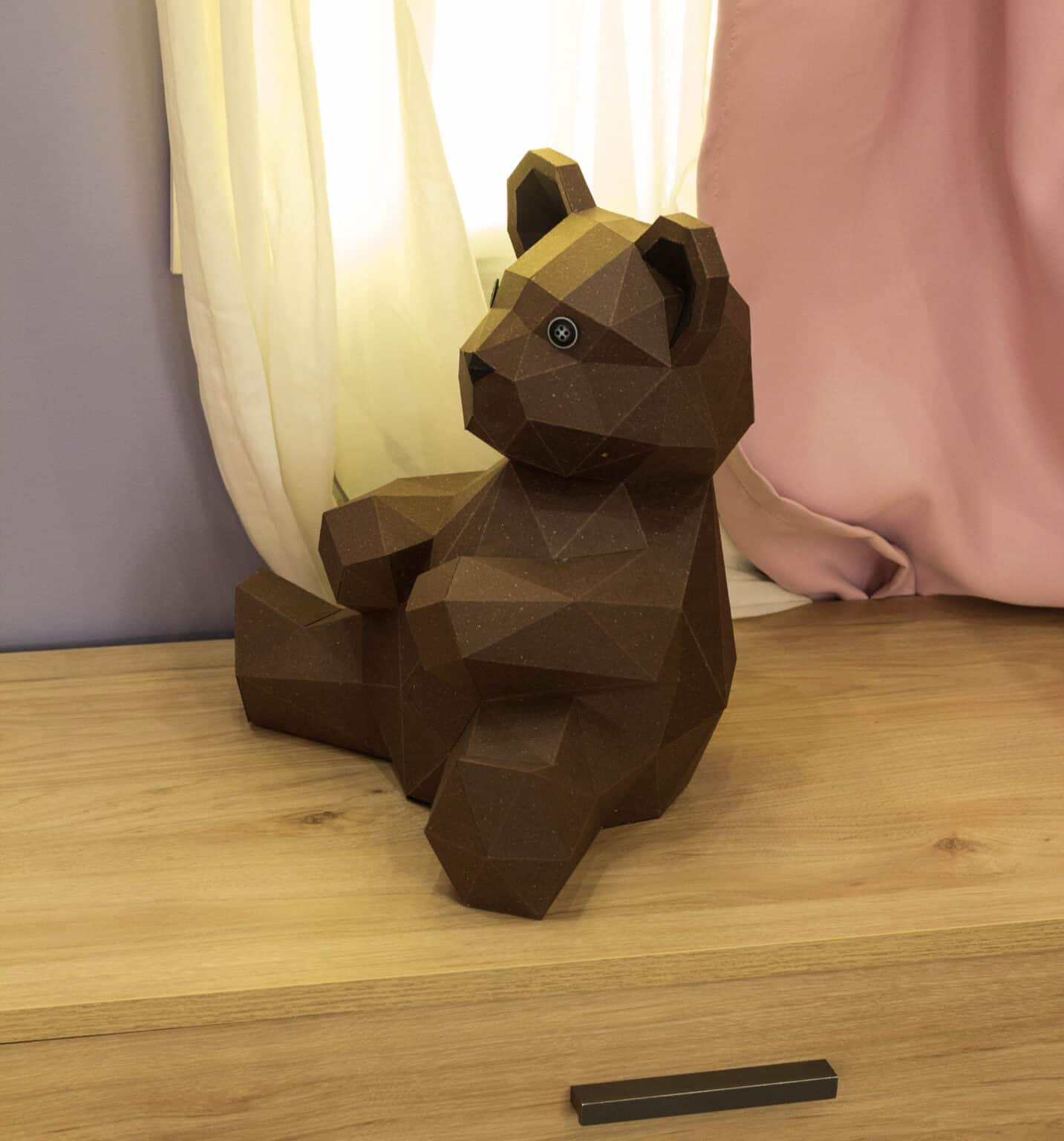 Papercraft d'ours en origami 3D Papercraft d'ours en origami 3D