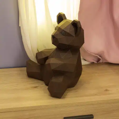 Ours en papercraft 3D à assembler