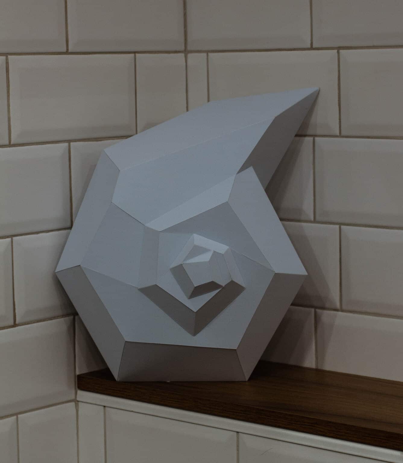 Papercraft de concha SHELL#2 en origami 3D Papercraft de concha SHELL#2 en origami 3D