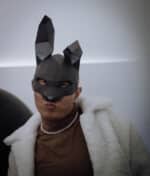 Masque lapin 3D en papercraft