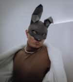 Masque lapin 3D en papercraft
