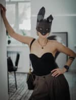Masque lapin 3D en papercraft