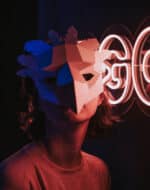 Masque d'aigle en papercraft 3D