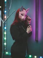 Masque chat en papercraft 3D