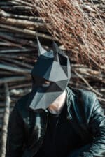 Papercraft Dobermann Helm Maske in Origami 3D Papercraft Dobermann Helm Maske in Origami 3D