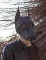 Papercraft Dobermann Helm Maske in Origami 3D Papercraft Dobermann Helm Maske in Origami 3D
