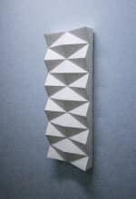 Papercraft 3D sculpture rhombus