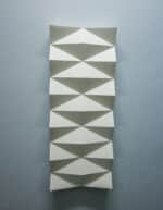 Papercraft 3D sculpture rhombus