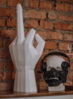 Papercraft 3D doigt d'honneur