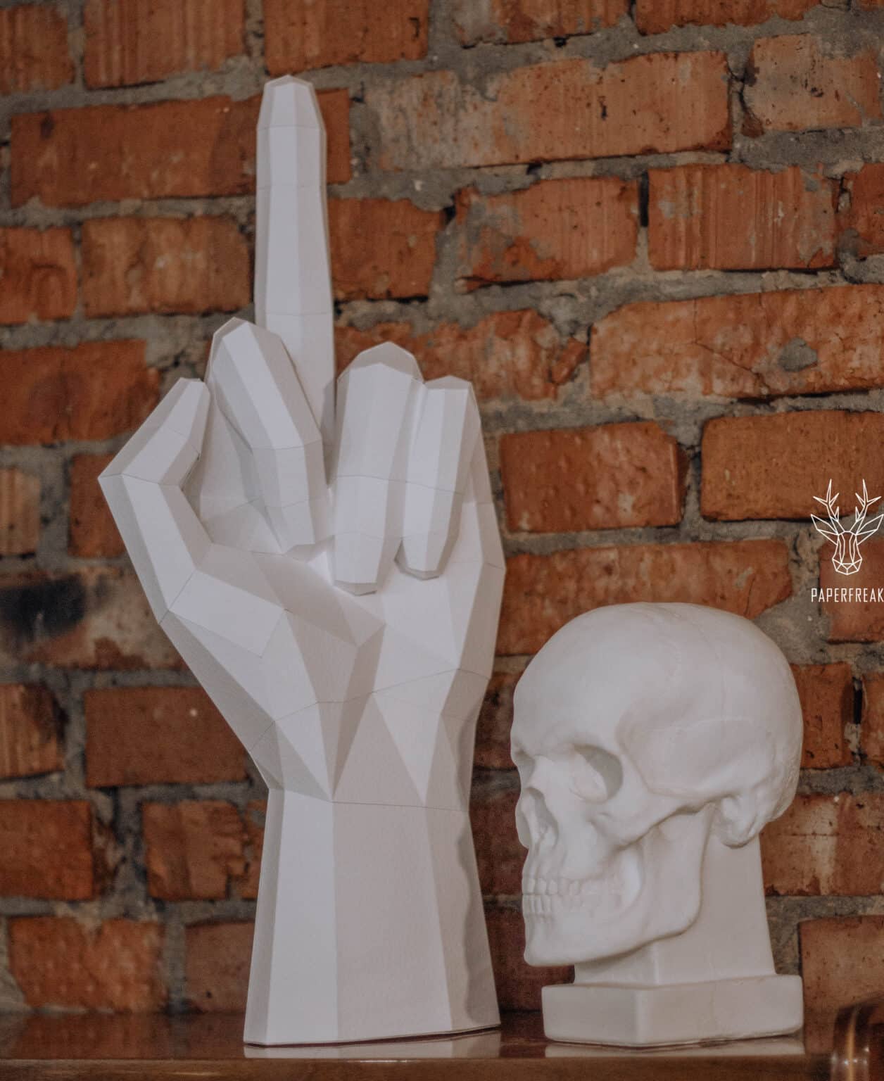 Papercraft doigt d'honneur en origami 3D Papercraft doigt d'honneur en origami 3D