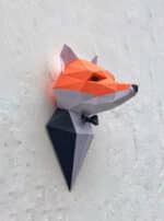 Papercraft 3D renard en costume