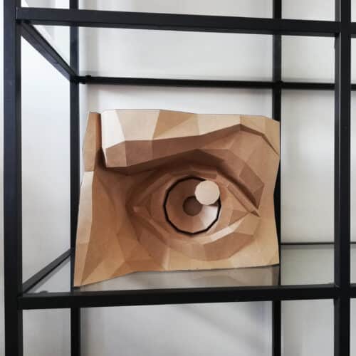 Papercraft 3D yeux gauche et droit
