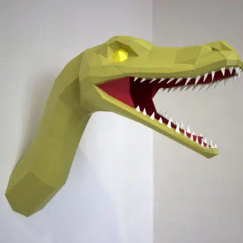 Raptor en papercraft 3D