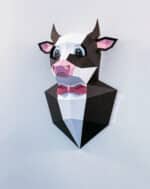 Taureau en costume papercraft 3D