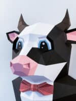 Taureau en costume papercraft 3D