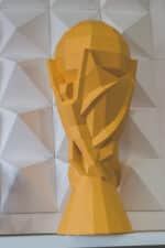 Papercraft 3D coupe de football