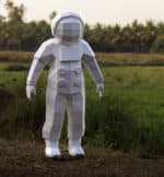 Cosmonaute en papercraft 3D