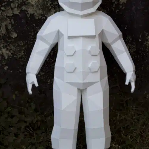 Cosmonaute en papercraft 3D